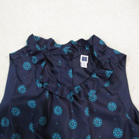 JANIE AND JACK SLEEVELESS RUFFLE NECK SHIRT - Picture 9 of 10